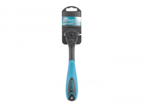 Ключ-трещотка 3/8", 72 зуба, Comfort, с быстрым сбросом, CrV, 2-х комп. рукоятка GROSS
