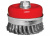 Щетка для УШМ Heavy Duty, 100 мм, М14, "чашка", крученая проволока 0,5 мм. MATRIX.