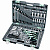 Набор инструмента, 1/4", 3/8", 1/2", Cr-V, S2, усиленный кейс, 216 предм. STELS
