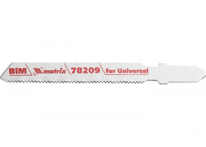 Полотна для электролобзика по металлу, 3 шт. T118AF, 55 х 1,2мм, Bimetal MATRIX Professional.