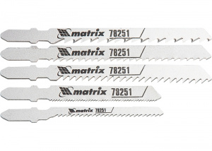 Набор полотен для электролобзика универсальный, 5шт. MATRIX Professional.