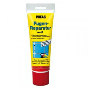 Затирка для ремонта швов Pufas Fugenreparatur белая (0,4 кг)