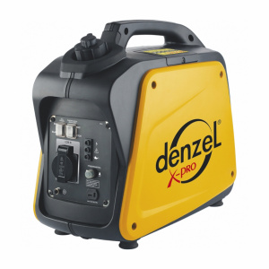Генератор инверторный GT-1300i,X-Pro 1,3 кВт,220В,бак 3 л,ручной старт DENZEL