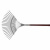Веерные грабли c деревянным черенком, стальные, покрытые эпоксидом PALISAD LUXE 